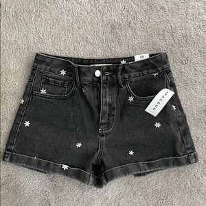PACSUN mom  black jean short